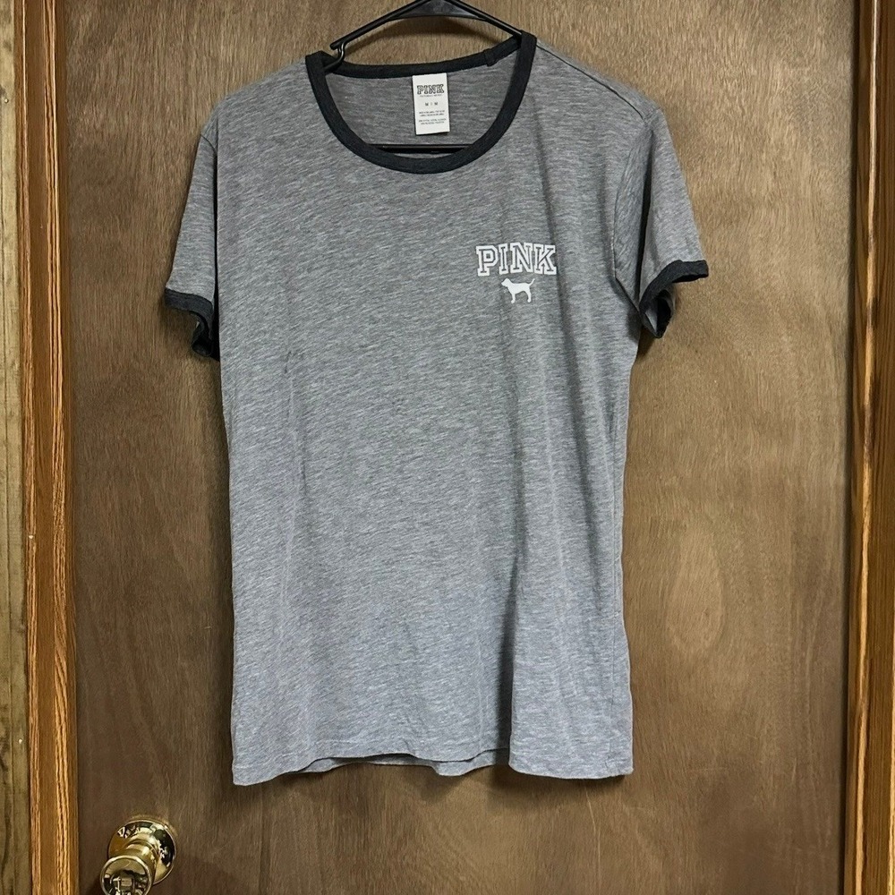Victorias Secret Pink Short Sleeve Shirt Medium